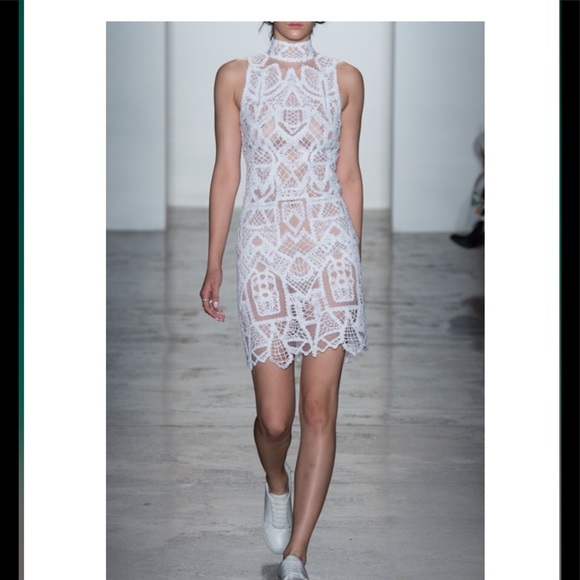Amazing Jonathan Simkhai Tower Lace Dress!! 0-2 - Picture 3 of 6